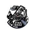 Luke And Leia Vinyl Record Vintage Wall Clock Star Wars Wall Art Mens Bedroom Decor Movie Lover Gift Wedding Gift For Couple