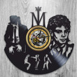 King Of Pop Vinyl Record Music Wall Clock Michael Jackson Decor Creative Wall Art For Women Bedroom Pop Music First Home Gift Music Legend
