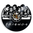 Friends Tv Series Vinyl Record Wall Clock Gifts For Him Her Kids Decor For Home Bedroom Bathroom Kitchen Surprise Ideas For Best Friends