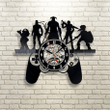 Video Game Handmade Vinyl Record Wall Clock - Game Room Wall Decor - Gift Ideas For Children, Teens - Games Unique Art Design