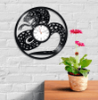 Snake Wall Clock Made From Vinyl Record, Unique Decor Idea For Home, Birthday Gift For Women, Wall Hangings Art