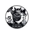 My Neighbor Totoro Vinyl Record Wall Clock Anime Artwork Funny Decor For Nursery Totoro Art Ghibli Studio Decor New Year Gifts Cartoon Art