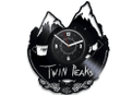Twin Peaks Vinyl Record Clock Twin Peaks Wall Art Gifts For Detective Movie Artwork New Year Gifts For Him