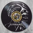 Heavy Metal Band Vinyl Record Music Wall Clock Heavy Metal Wall Art Unique Decor For Men Rock Music Lover Gift Winter Holiday Gift