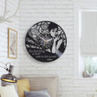 Audrey Hepburn Vinyl Record Black Wall Clock Audrey Hepburn Wall Art Retro Decor For Womans Fashion Icon Art First Home Gift For Girl