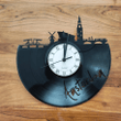 Amsterdam Record Clock Kreativinyl Gift Idea Wall Clock Vinyl Clock