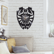 Zelda Logo Vinyl Record Clock Video Games Fan Art Modern Wall Decor For Kids Room Birthday Gift For Boy
