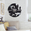Star Wars Movie Wall Clock Made From Vinyl Record, Unique Decor For Home, First Home Gift For Him, Modern Wall Art