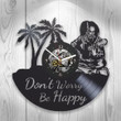 Bob Marley Vinyl Record Clock Reggae Music Birthday Gift For Friend Original Decor For Apartment Jamaica Decor Gift For Brother