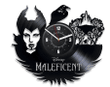 Maleficent Vinyl Record Silent Wall Clock Movie Decor For Woman Room Maleficent Wall Art Maleficent Gifts Winter Holiday Gift For Girlfriend