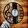 Music Record Clock Kreativinyl Gift Idea Wall Clock Vinyl Clock