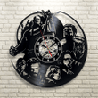 Avengers Characters Vinyl Record Wall Clock Unique Movie Art Famous Comic Comics Home Decor Halloween Gifts For Him
