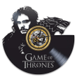 Game Of Throne Vinyl Record Black Wall Clock House Of Stark Teenage Room Decor Got Gifts Xmas Gift For Daughter Winter Is Coming