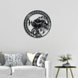 Fish Vinyl Record Wall Clock Modern Living Room Decor Anniversary Gift For Boyfriend Wall Hanging Art
