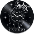 Taurus Vinyl Record Creative Clock Astrology Wall Art Vintage Decor For Home Office New Home Gift For Her Taurus Gift
