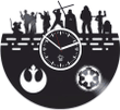 Star Wars Characters Vinyl Record Clock Film Wall Art Anniversary Gifts Original Decor For Home Office Boyfriend Gift Ideas