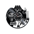 Star Wars Dark Side Vinyl Record Wall Clock Vintage Movie Wall Decor For House Star Wars Artwork New Home Gift For Son