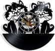 Cat Kitten Vinyl Record Wall Clock Gifts For Him Her Kids Decor For Home Bedroom Bathroom Kitchen Art Surprise Ideas Friends