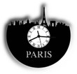 Paris Record Clock Kreativinyl Gift Idea Wall Clock Vinyl Clock