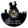 Real Men Vinyl Record Wall Clock Gifts For Him Her Kids Decor For Home Bedroom Bathroom Kitchen Art Surprise Ideas For Best Friends