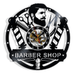 Barber Shop Hairdressing Beauty Salonvinyl Record Wall Clock Gifts For Him Her Kids Decor For Home Bedroom Kitchen Surprise Ideas Friends
