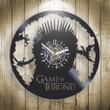 Game Of Thrones Vinyl Record Clock, Wall Decor Idea For Movie Lover, Vintage Artwork For Wall, Housewarming Gift For Friend