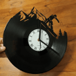 Snowboard Record Clock Kreativinyl Gift Idea Wall Clock