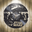 Star Wars Vinyl Record Round Wall Clock Star Wars Room Decor Vintage Decor For Mans House Star Wars Characters Holidays Gift For Father