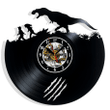 Dinosaurs Vinyl Record Wall Clock Gifts For Him Her Kids Decor For Home Bedroom Bathroom Kitchen Art Surprise Ideas For Best Friends