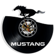 Mustang Vinyl Record Wall Clock Gifts For Him Her Kids Decor For Home Bedroom Bathroom Kitchen Art Surprise Ideas For Best Friends