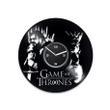 Game Of Throne Vinyl Record Large Wall Clock Unique Wall Decor For Apartment Game Of Throne Art New Home Gift For Men