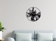 Violin Vinyl Record Clock Unique Room Decor Music Wall Art Housewarming Gift Idea For Musician