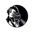 Michael Jackson Vinyl Record Laser Cut Wall Clock King Of Pop Minimalist Decor For Office Music Legend Wall Art Anniversary Gift For Parents