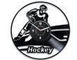 Hockey Player Vinyl Record Clock Sports Decor For Office Hockey Wall Art Unique Gift For Coach Birthday Gift Father