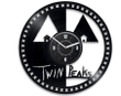 Twin Peaks Vinyl Record Black Wall Clock Twin Peaks Room Decor Unusual Laser Cut Artwork Movie Art Xmas Gifts For Parents