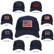 Embroidered American Flag Gift for Your Hat, Navy Baseball Cap