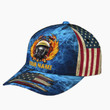 Customized Firefighter America Hat – 3D Cap Personalized Classic Baseball Cap