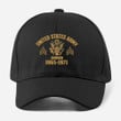 Customized U.S Army Veteran Hat Embroidered Classic Cap Personalized With Rank Military Style Ball Caps Army Veteran Hat