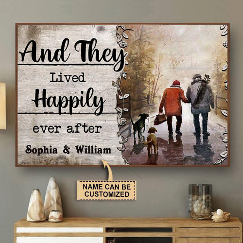 Personalized Canvas Painting Frames Home Decoration Golf And They Lived Happily Ever After  Framed Prints, Canvas Paintings