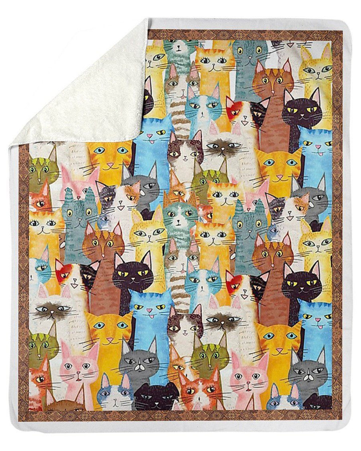 Cutest Cats In The Picture Gifts For Cat Lovers Fleece Blanket