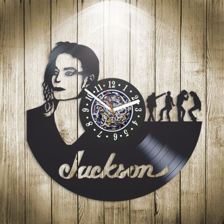 Michael Jackson Moonwalker Vinyl Record Wall Clock, Pop Music Legend, Unique Music Lover Decor, Vintage Artwork, Christmas Gift Idea For Her