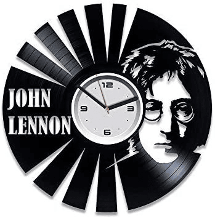 John Lennon Vinyl Record Clock Rock Legends Contemporary Decor For Bedroom Rock Gifts Anniversary Gift And Your Bird Can Sing Hello, Goodbye