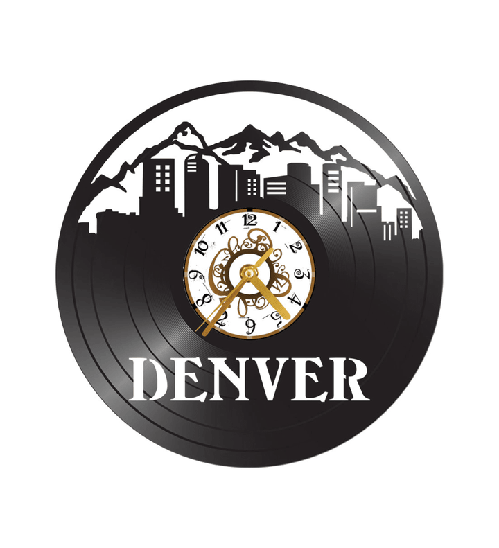 Denver Skyline Clock
