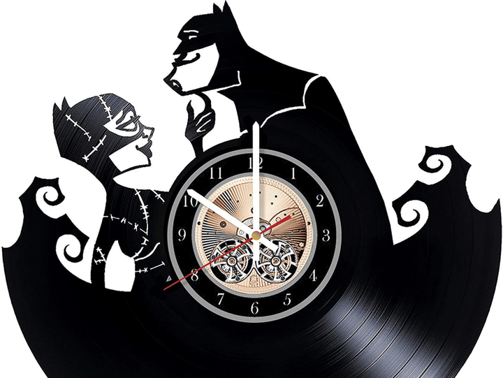 Comics Vinyl Record Wall Clock - Get Unique Bedroom Or Living Room Wall Decor - Gift Ideas For Him And Her