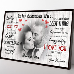 Personalized Gift Ideas Gift Ideas for Wife, Gift For Her, Valentines Day Gifts For Her Framed Prints, Canvas Paintings Framed Matte Canvas 12x16