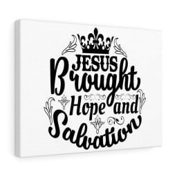 Scripture Canvas Hope And Salvation Christian Meaningful Framed Prints, Canvas Paintings Framed Matte Canvas 24x36