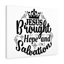 Scripture Canvas Hope And Salvation Christian Meaningful Framed Prints, Canvas Paintings Wrapped Canvas 8x10