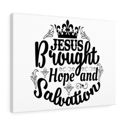 Scripture Canvas Hope And Salvation Christian Meaningful Framed Prints, Canvas Paintings Wrapped Canvas 12x16