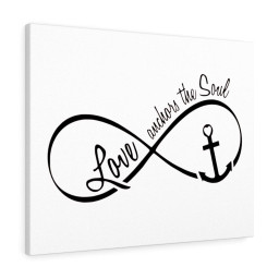 Scripture Canvas Love Anchors The Soul Christian Meaningful Framed Prints, Canvas Paintings Wrapped Canvas 8x10
