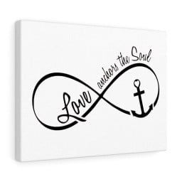 Scripture Canvas Love Anchors The Soul Christian Meaningful Framed Prints, Canvas Paintings Framed Matte Canvas 20x30